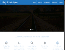 Tablet Screenshot of blueskydesigns.net
